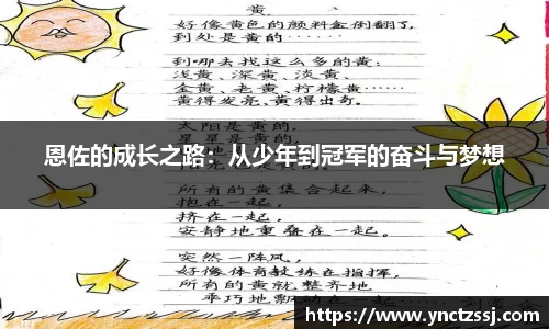 艾弗森ballbet恩佐的成长之路：从少年到冠军的奋斗与梦想